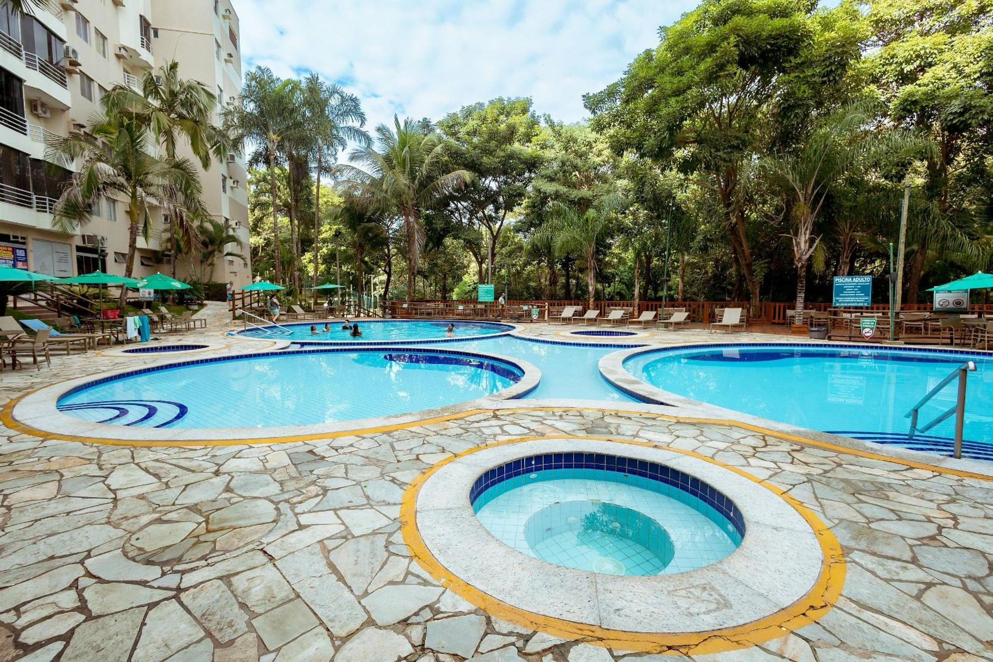 Thermas Paradise - Rio Quente- Duplex 3 Quartos Com Hidromassagem Extérieur photo
